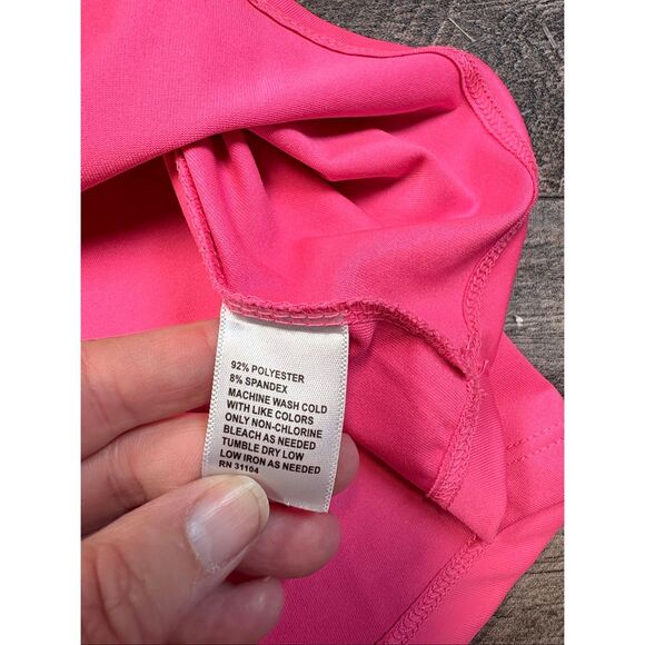 Zelos Active Hot Pink Perforated Shoulder Tee – Size XL - Picture 5 of 5
